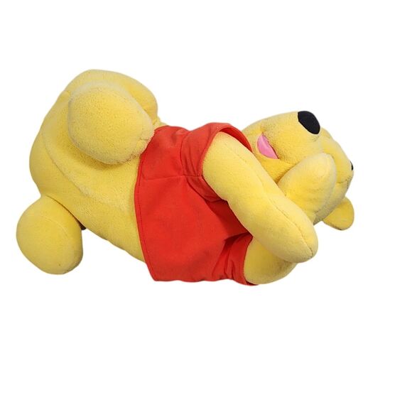 XL POOH BEAR FISHER PRICE LOUNGING 25" DISNEY NURSERY DECOR 2001 - Picture 7 of 8